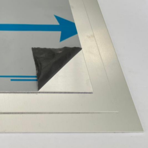 Aluminium vlakke plaat - 1mm, 500x500mm