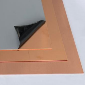 Koper vlakke plaat - 3mm, 200x200mm
